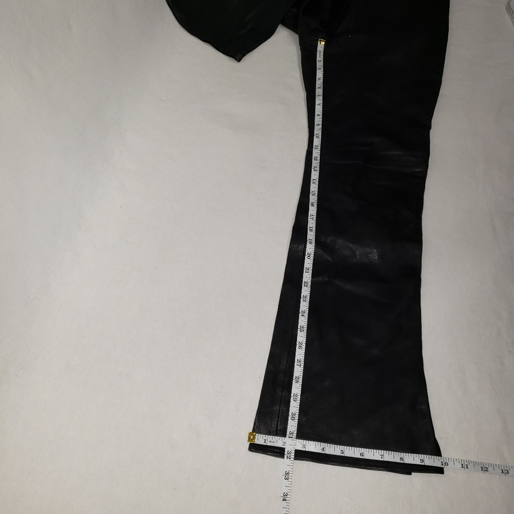 Cache High Waisted Leather Pants - image 5